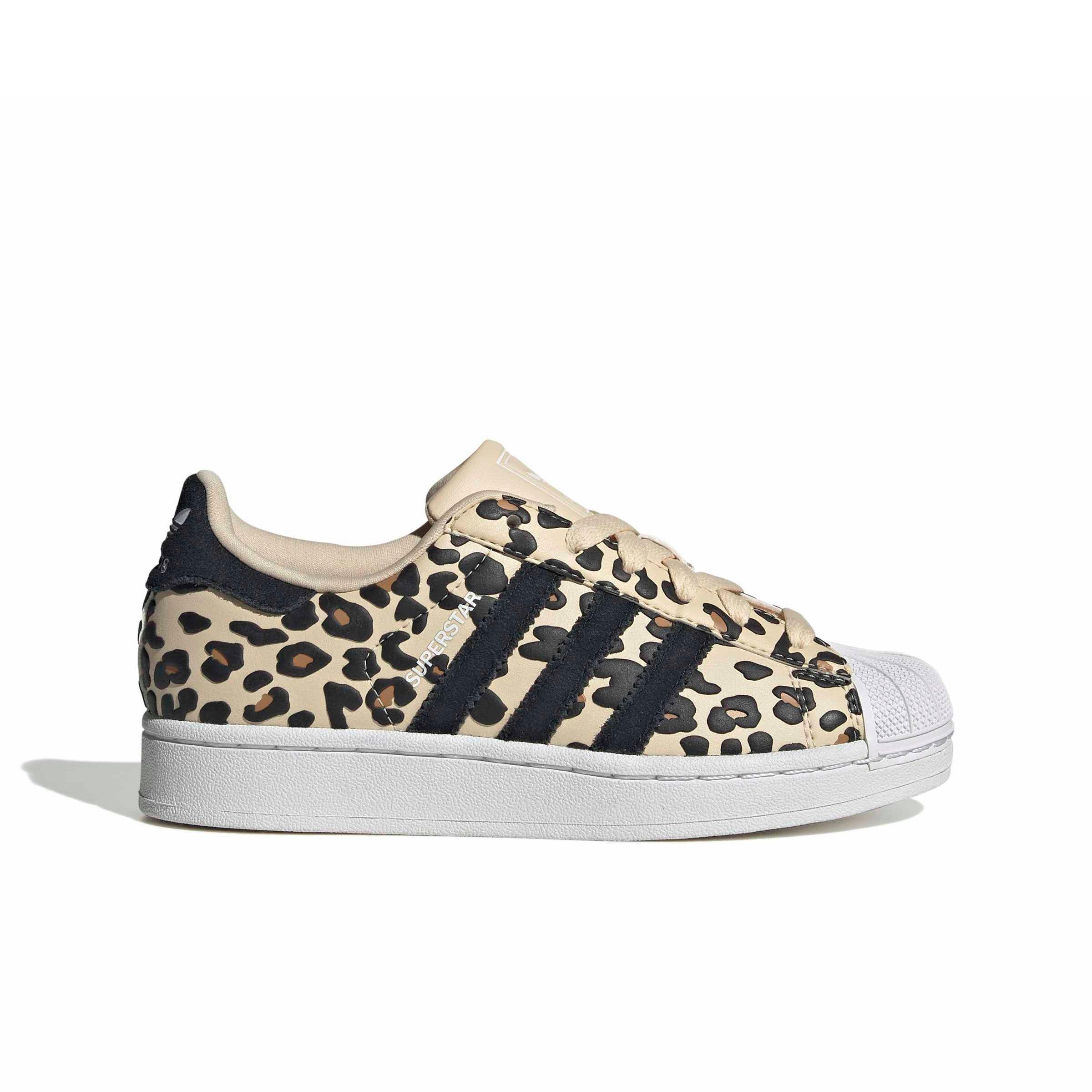 adidas Originals Superstar II "Sand Strata/Core Black/Ftwr White" Grade School Girls' Shoe - SAND/BLACK/WHITE